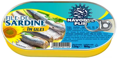 FILE SARDINE NAVODUL 170G ULEI