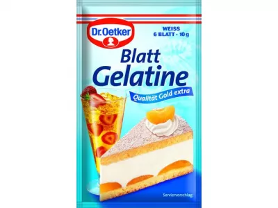 Ingrediente prajituri - FOI GELATINA DR. OETKER 10G 6B, mcanonstop.ro