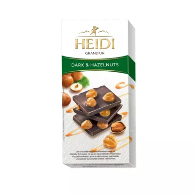 Ciocolata - HEIDI 80G DARK&HAZELNUTS, mcanonstop.ro