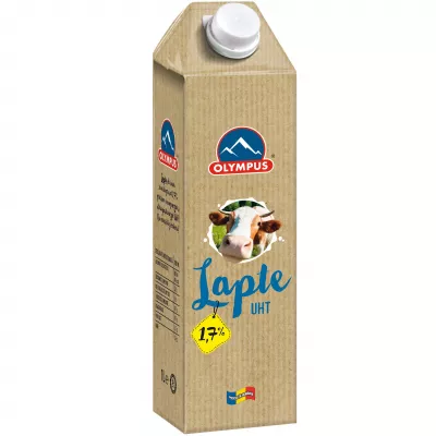 Lapte/ Lapte cu ciocolata - LAPTE OLYMPUS 1L 1.7% UHT, mcanonstop.ro