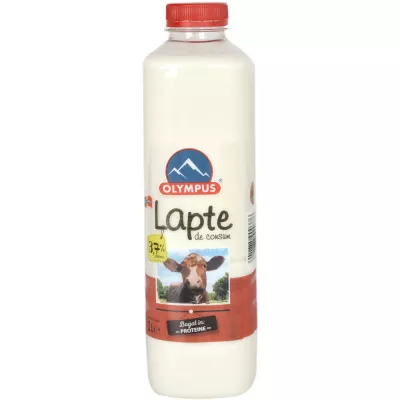 Lapte/ Lapte cu ciocolata - LAPTE OLYMPUS 1L 3.7% PET, mcanonstop.ro