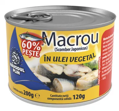 Conserve peste - MACROU NAVODUL 200G ULEI VEGETAL
, mcanonstop.ro