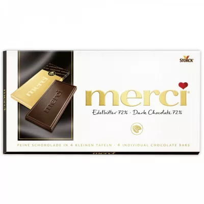 Ciocolata - MERCI 100G DARK 72%, mcanonstop.ro