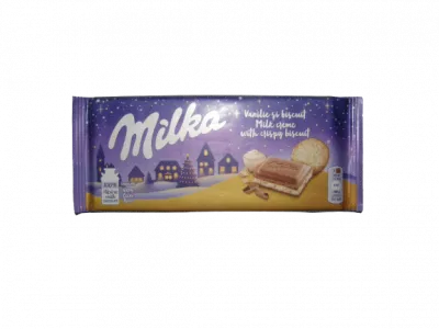 Ciocolata - MILKA 100G VANILIE&BISCUIT, mcanonstop.ro