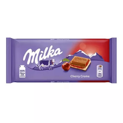 Ciocolata - MILKA 100G  VISINE, mcanonstop.ro