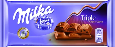 MILKA 90G TRIPLE CHOCO COCOA