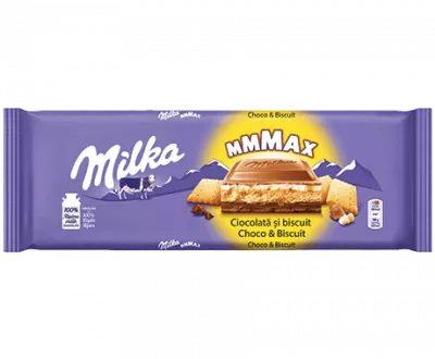 Ciocolata - MILKA MMMAX 300G BISCUITI, mcanonstop.ro