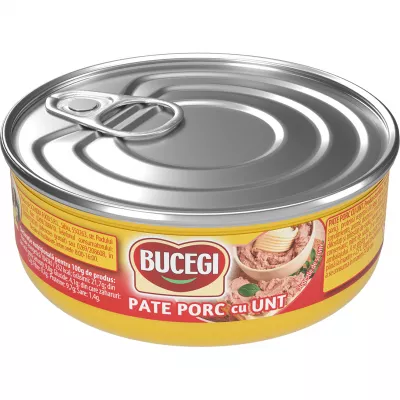 Conserve carne / Pate - PATE BUCEGI 120G PORC CU UNT, mcanonstop.ro