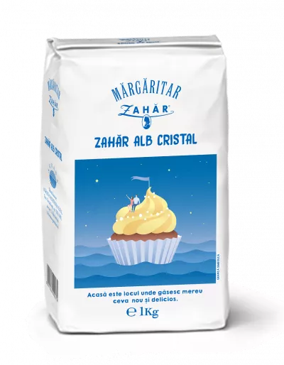 Zahar si indulcitori - ZAHAR MARGARITAR CRISTAL 1KG ALB, mcanonstop.ro