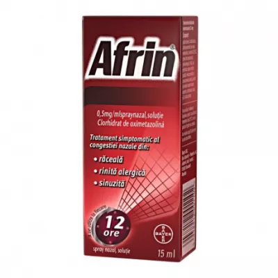 Afrin 0.05% spray nazal x 15ml