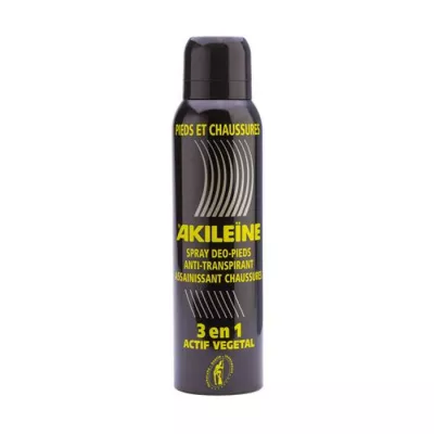Akileine spray 3 in 1 pentru picioare si incaltaminte x 150ml