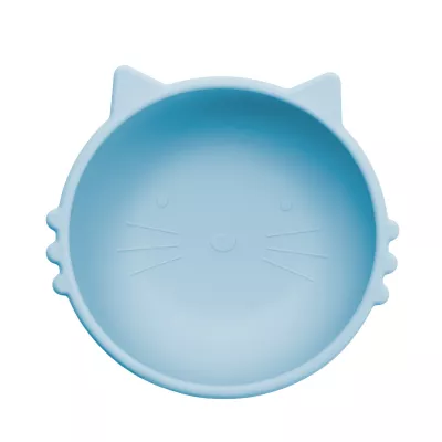 Appekids Bol din silicon model Kitty 1 culoare Aqua Blue