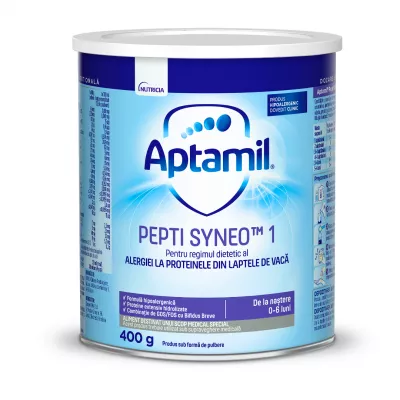 Aptamil Pepti SYNEO 1, formula lapte praf 0-6 luni x 400 grame