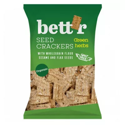 Bett'r crackers integrali cu ierburi x 150 grame