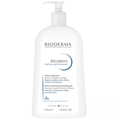 Bioderma Atoderm Intensive gel spumant pentru piele uscata, atopica x 1000ml