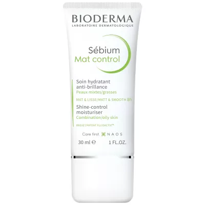 Bioderma Sebium Mat control fluid matifiant pentru ten gras acneic x 30ml