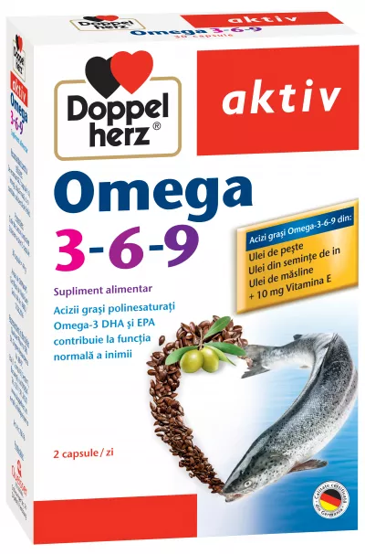 Doppelherz aktiv Omega 3-6-9 x 30 capsule