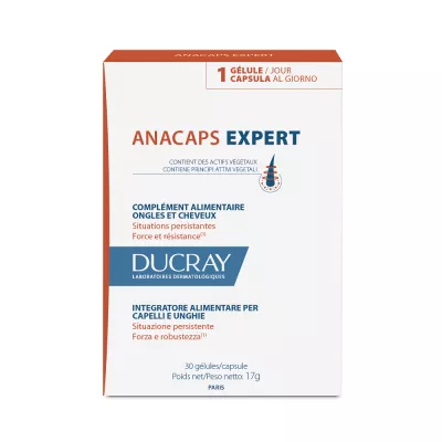 Ducray Anacaps Expert impotriva caderii parului x 30 capsule