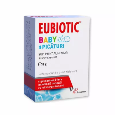 Eubiotic Baby picaturi 1 flacon x 8 grame