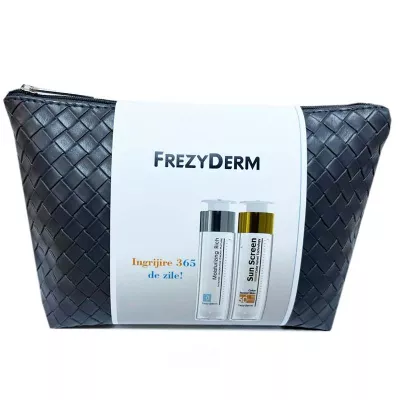Frezyderm Pachet promotional Crema hidratanta +45 ani x 50ml + Sun screen color SPF50+ 50ml