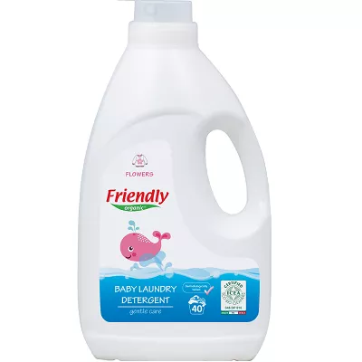 Friendly Detergent de rufe bebe cu miros de flori x 2000ml