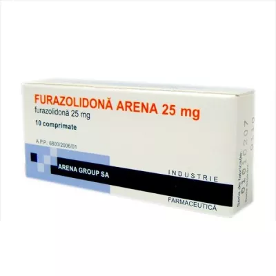 Furazolidona 25mg x 10 comprimate