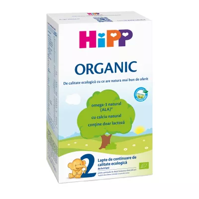 Hipp lapte 2 Organic x 300 grame