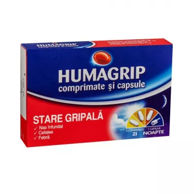 Humagrip 12 comprimate si 4 capsule