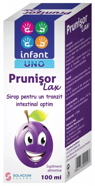 Infant Uno Prunisor Lax sirop laxativ pentru copii x 100ml