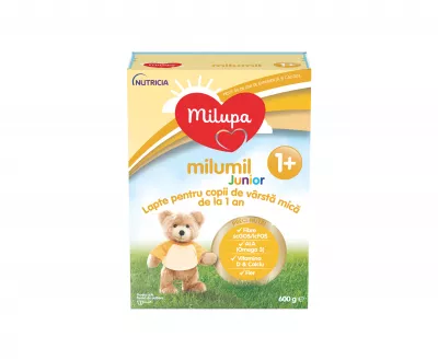 Milupa Milumil Junior 1+, lapte praf de la 1 an, 600 grame