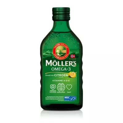 Moller's Cod Liver Oil Omega 3 lamaie x 250ml