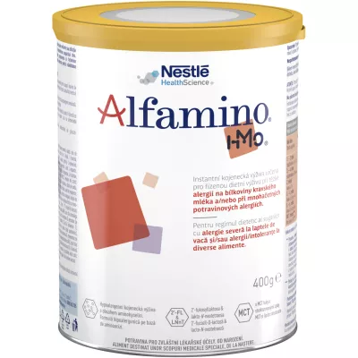 Nestle Formula de lapte praf Alfamino, de la nastere, 400 grame