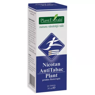 Nicotan Antitabac plant x 30ml (impotriva dependentei de tutun)