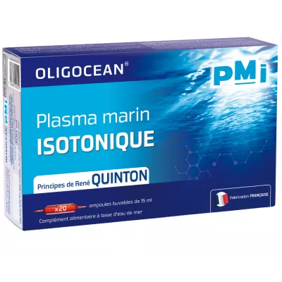 Oligocean Plasma marina Izotonica (metoda Rene Quinton) 15ml x 20 fiole