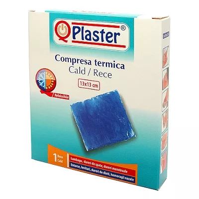 Q plaster compresa cald/rece 13 cm x 13 cm