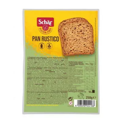 Schar Paine fara gluten Pan Rustico x 225 grame