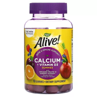 Secom Alive Gummies calcium + vitamina D3 x 60 jeleuri