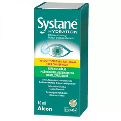 Systane Hydration picaturi oftalmice fara conservanti x 10ml