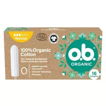 O.B. tampoane Organic Normal x 16 bucati