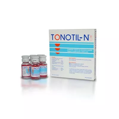 Tonotil-N pulbere + solutie 10ml x 10 flacoane buvabile