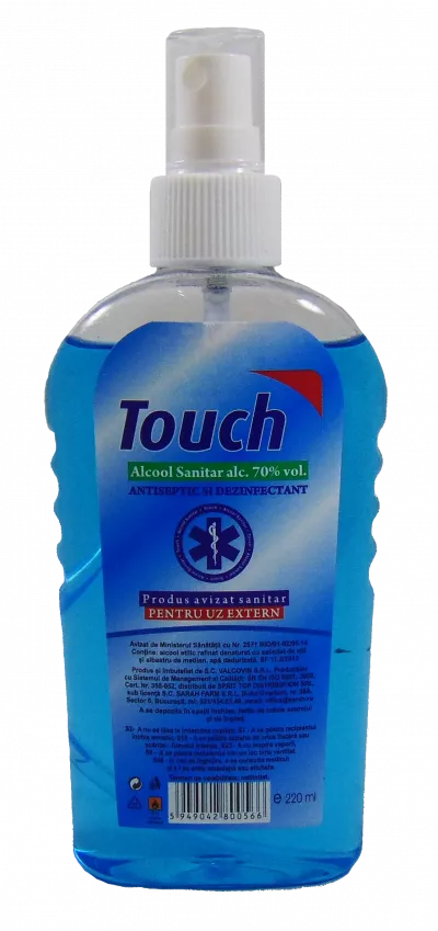Touch alcool sanitar spray x 220ml