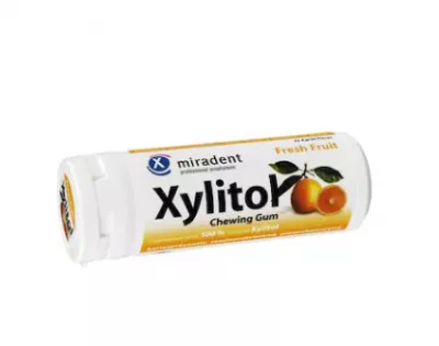 Xylitol guma de mestecat cu aroma de fructe x 30 pastile