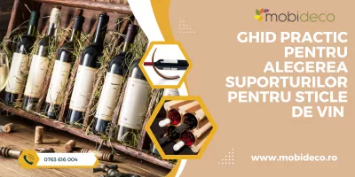 Ghid practic pentru alegerea suporturilor pentru sticle de vin potrivite pentru pentru casa ta!