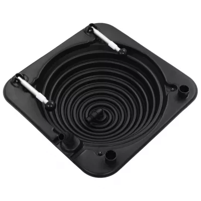 incălzitor solar pentru piscină, 75 x 75 x 36 cm, HDPE aluminiu