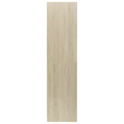 Șifonier, alb și stejar Sonoma, 50 x 50 x 200 cm, PAL