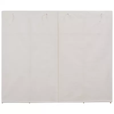 Șifonier, alb, 200 x 40 x 170 cm, material textil