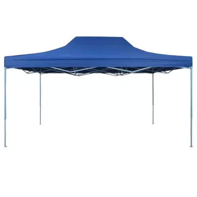 Cort pliabil pop-up, albastru, 3 x 4,5 m