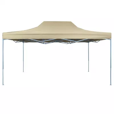 Cort pliabil pop-up, crem, 3 x 4,5 m