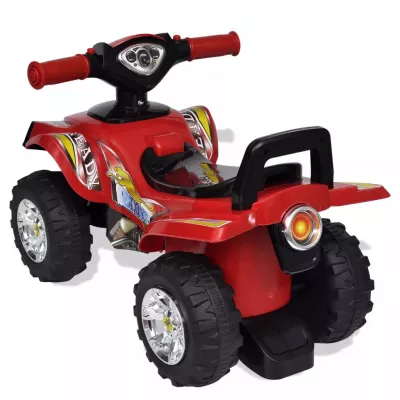 ATV pentru copii cu sunet și lumină, roșu