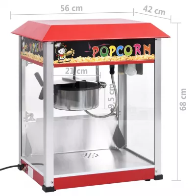 Aparat de făcut floricele cu vas de teflon 1400 W